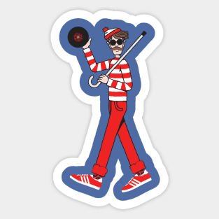 Hipster Wally Sticker